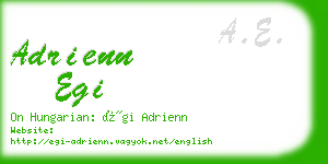 adrienn egi business card